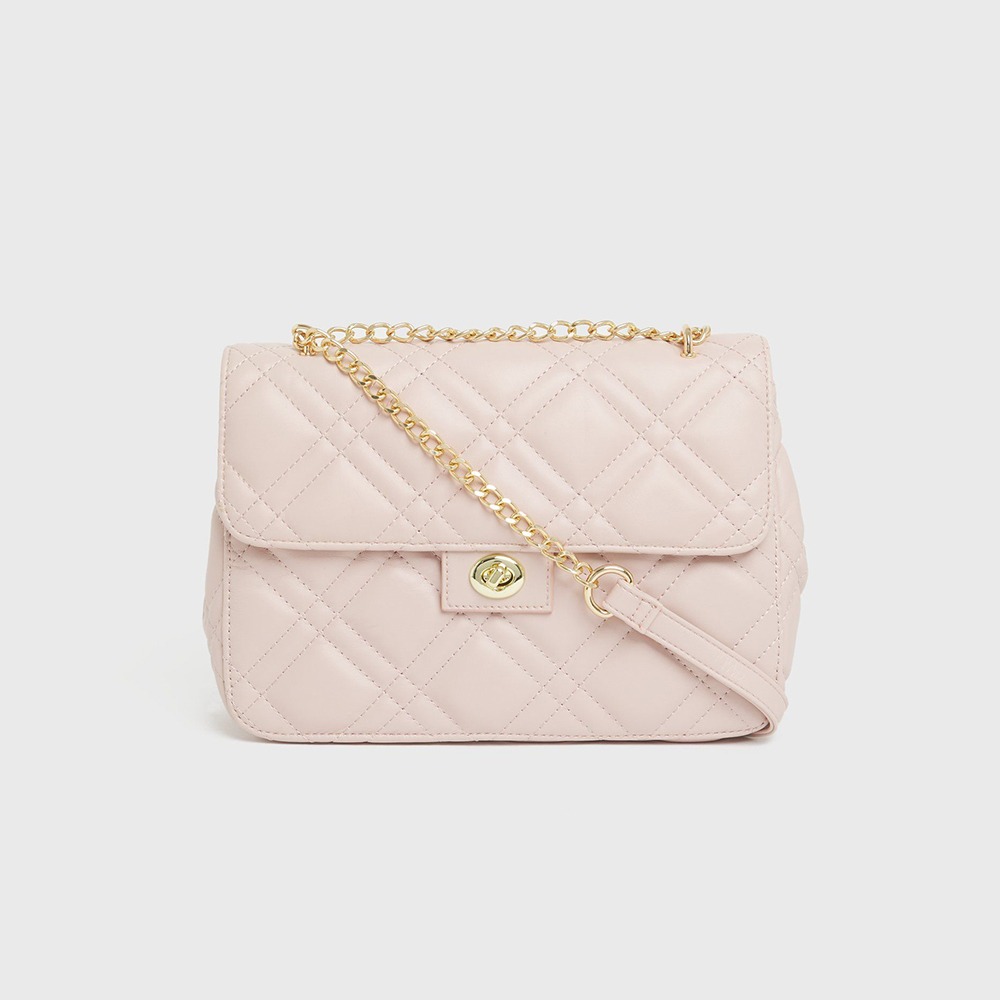 Cream Suedette Panel Cross Body Bag - Image 4