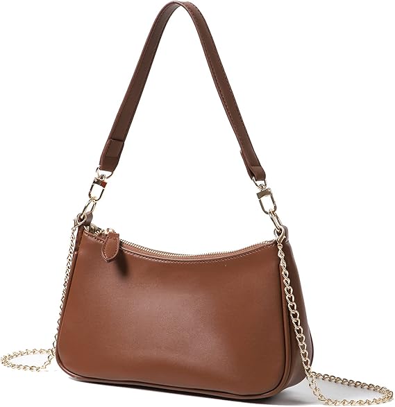 Clutch Tote Handbags with 2 Removable Straps and Zipper Closure Crossbody Bags