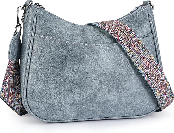 Trendy Leather Crossbody Purse with Adjustable Strap, Women's Shoulder Handbag